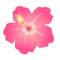 Hibiscus emoji on Emojidex